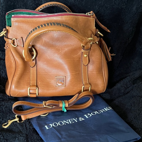 Dooney & Bourke Brown Leather Satchel